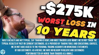 The Worst Day Ive Ever Had -$275k | Recap by Ross Cameron