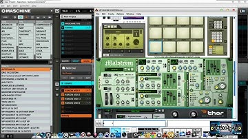 VIP SOUNDLAB Navtive Instruments Maschine 1.8 Virtual Midi Port MIDI Sequencing Reason 5 Modules