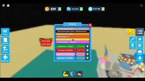 I gave my reputation away again! Then I got it back.(Roblox Super Power Fighting Simulator.)