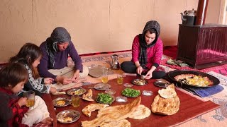 Real Afghanistan village life : Afghanistan village life : Easy breakfast