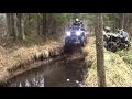 ГРЯЗЕМЕС И ПРЫЖКИ В ВОДУ НА КВАДРОЦИКЛАХ YAMAHA GRIZZLY и RENEGADE XMR 1000R