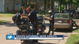 More arrests in Sherman Park Wednesday afternoon