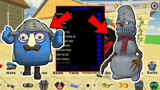 SPAWN OTCHIM & ALIVE SNOWMAN | CHICKEN GUN MOD MENU LARY HACKER | غش مسدس الدجاج🐓🔫