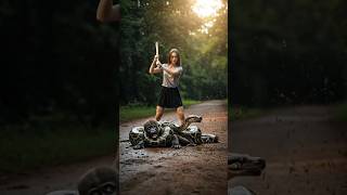 "Brave Girl Saves Baby Gorilla from Giant Python | Heart-Touching Rescue Story 🐍🦍"#shorts