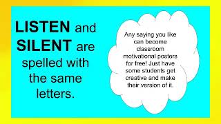 Sayings to Decorate Your Classroom With - Student Made Posters #musicteacher #education Sayings to Decorate Your Classroom With - Student Made Posters #musicteacher #education