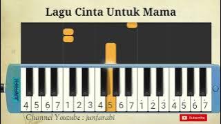 Lagu Cinta Untuk Mama - Vidi Aldiano | not pianika