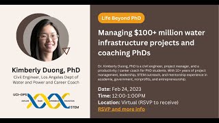 Managing $100+ million water infrastructure projects and coaching PhDs screenshot 2