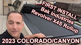 JUST RELEASED 2023 Canyon/Colorado Install Bak Ind Revolver X4S bed cover.