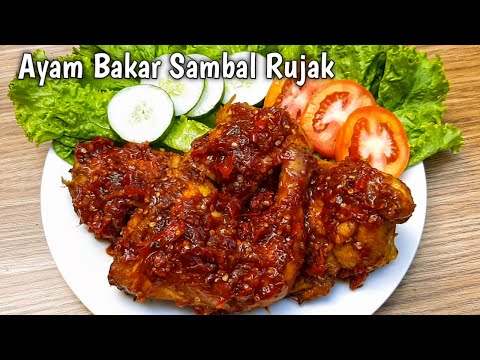 Resep Masak Simple 1 Menu || Resep Ayam Bakar Sambal Rujak Yang Menggugah Selera