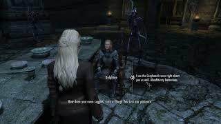 Skyrim: Delphine gets what she deserves for trying to kill Paarthurnax