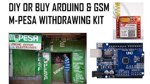 Withdraw mobile money || mpesa using Arduino