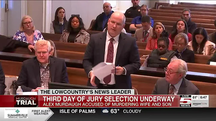 VIDEO: Day 3 of jury selection in Murdaugh trial to begin Wednesday morning