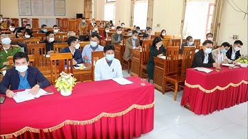 Đảng ủy xã Quang Thọ tổng kết công tác xây dựng Đảng năm 2021.