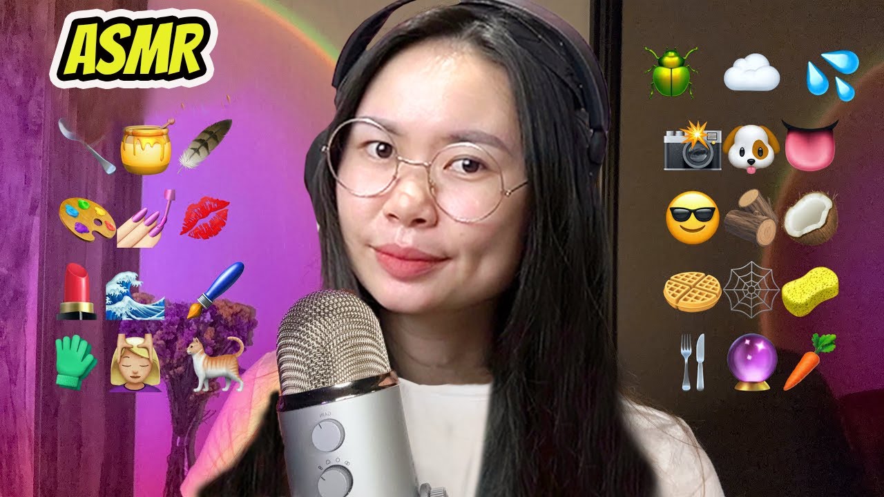 ASMR Thử Thách  Emoji  ✨ Phiên bản XXL 1 giờ 😉l ASMR Emoji Challenge  !!!