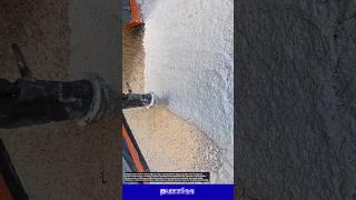 High-Speed Wall Rendering Machine! Satisfying Cement Spray Process