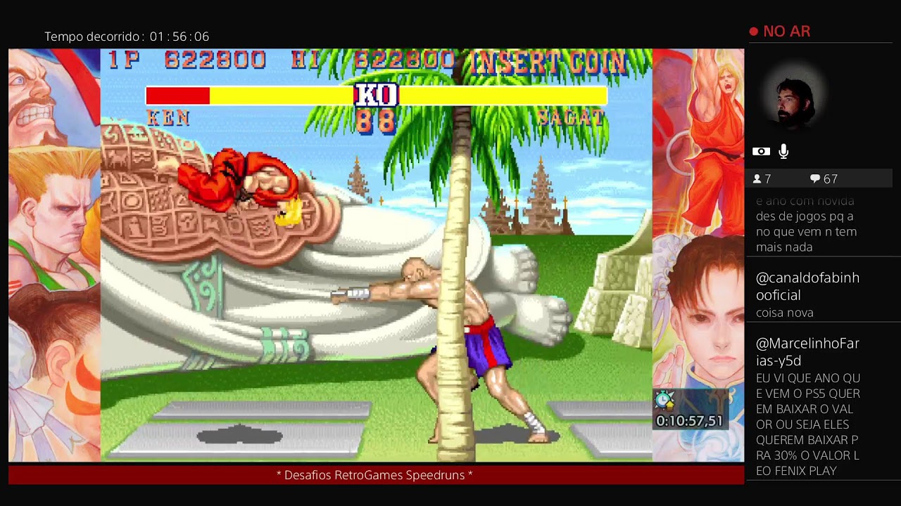 Live Metas de Speedruns RetroGames Arcades