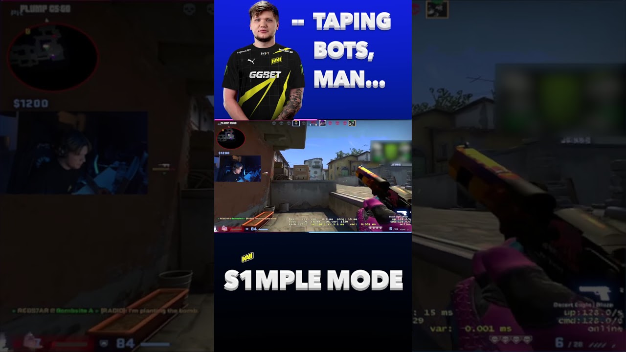 S1MPLEMODE 4 #natusvincere  #csgo  #s1mple7  #shorts  #s1mple7  #navination