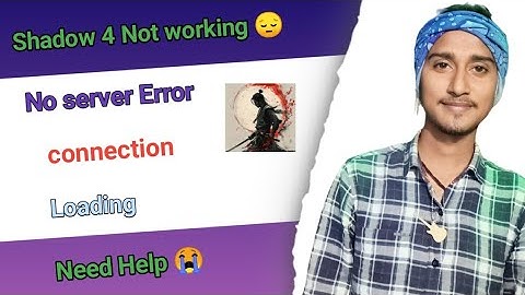 How To Solve Shadow Fight 4 App "No server connection" Problem