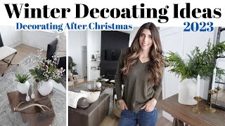 Winter Decorate With Me 2023 / Decorating after Christmas / Styling New Target Decor