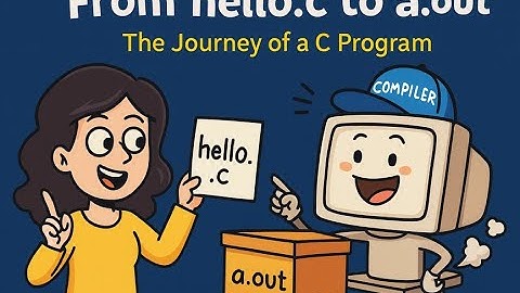 The Journey of a C Program - From hello.c to a.out