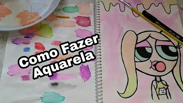 Como fazer aquarela caseiro?