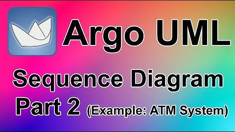 Argo UML Sequence Daigram Part 2 (ATM System)