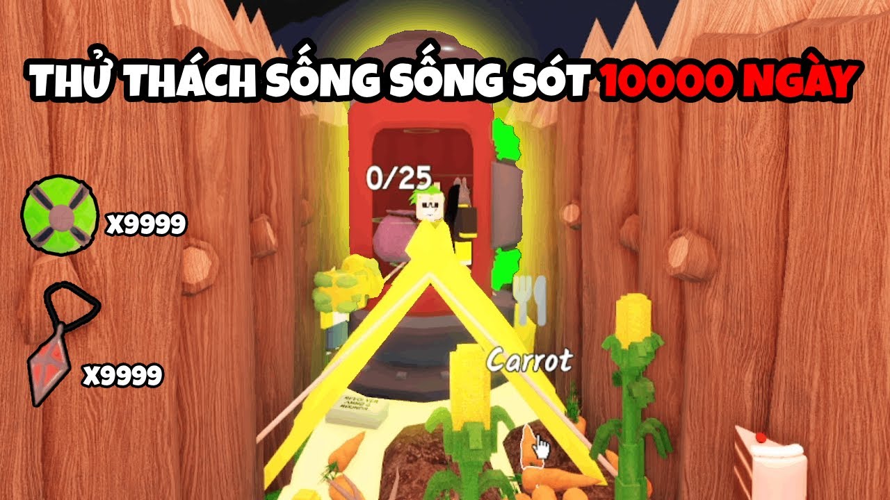 Vdarh |MÌNH SỐNG SÓT 10,000 NGÀY TRONG 99 NIGHTS IN THE FOREST 🔦