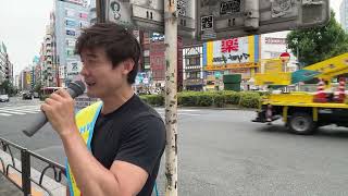 250711 NHK党 比例区 福永かつや 池袋駅東口