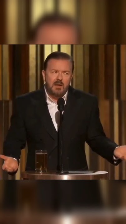 Ricky Gervais Golden Globes Speechn| Ricky Gervais - YouTube