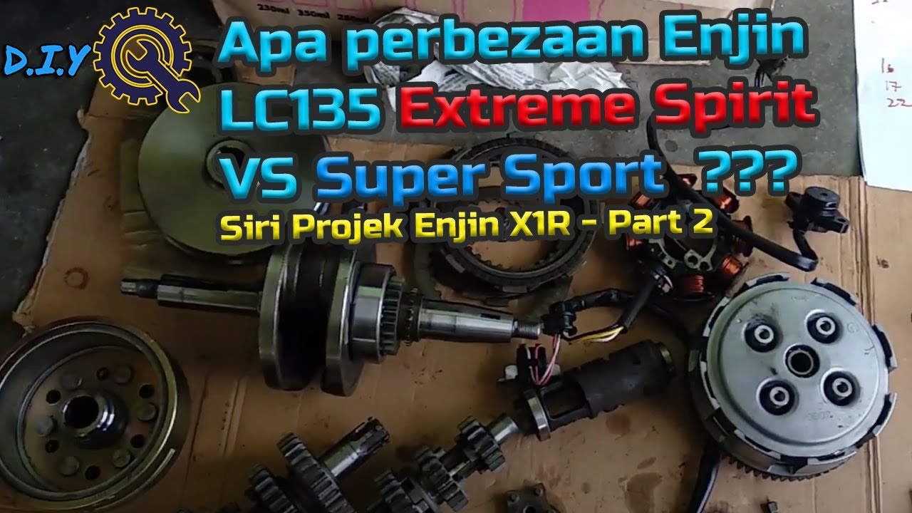 Enjin yamaha X1R/LC135 ES Part 2 Parts Enjin Beza diantara LC135 4S