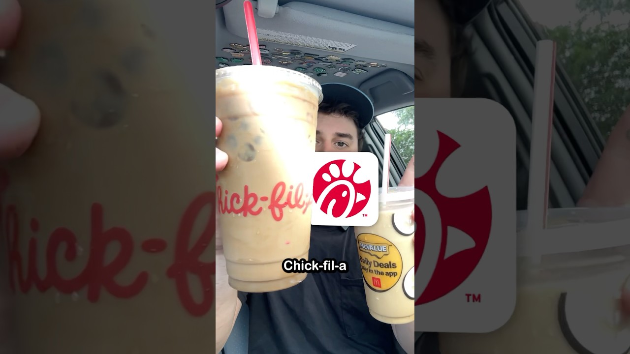 McDonald’s vs Chick-Fil-A Iced Coffee!