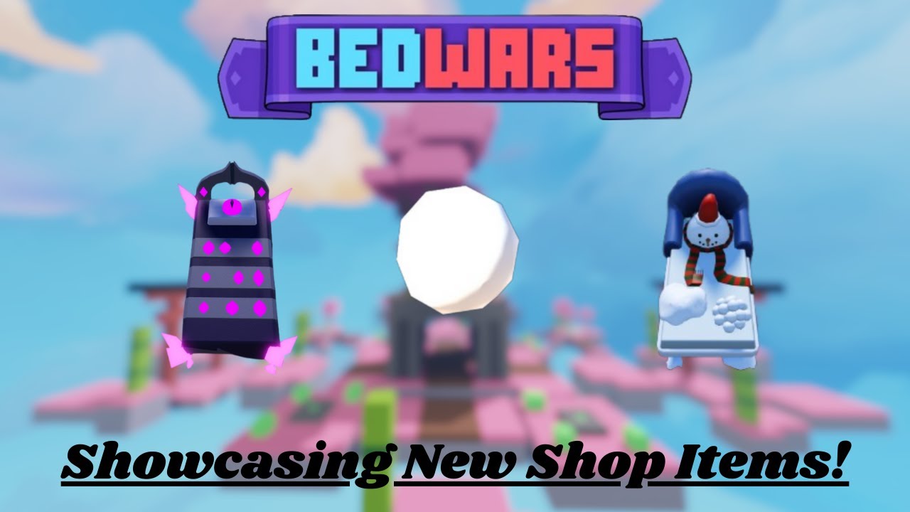Showcasing the New Shop Items! - Roblox Bedwars - YouTube