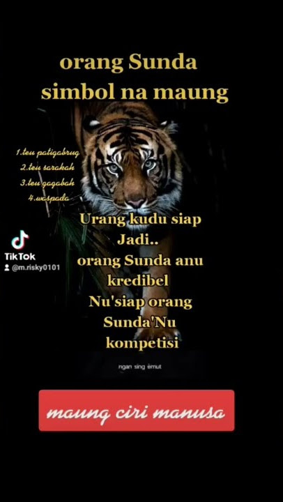 ORANG SUNDA SIMBOLNA  MAUNG