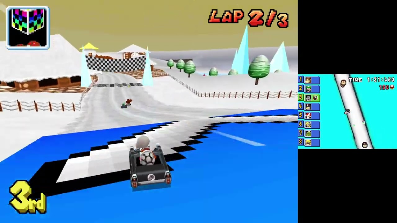 Mario Kart DS (CTGP Nitro - Custom Tracks) #10 150cc Freezie Cup with Dry Bones