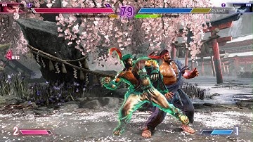 SF6 Ryu Drive Impact OS reset in Match