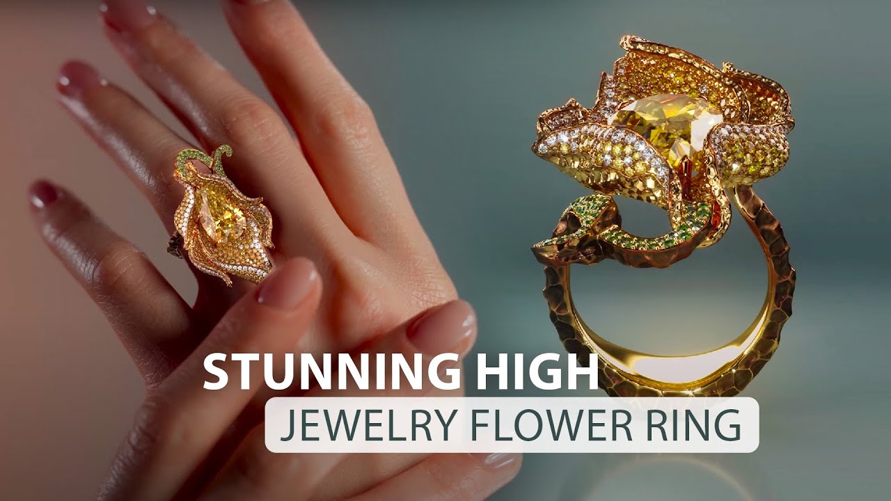 Stunning High Jewelry Flower Ring - Jewellery Theatre 