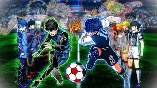 +8 GOALS!  Blue Lock vs Captain Tsubasa All Stars