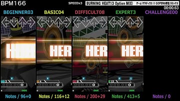 DDR / BURNING HEAT!(3 Option MIX) - SINGLE (DDRMAX2 DanceDanceRevolution 7thMIX)