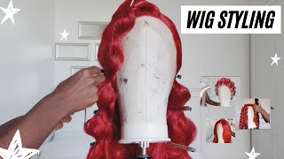 STYLING SYNTHETIC WIG