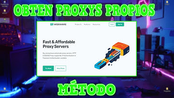 Obtener✅ 10 Proxys (Propios) + 1 Proxy Rotativo