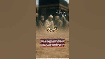 Surah 99: Az-Zalzalah — The Earthquake | سورة الزلزلة