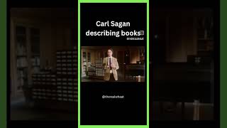 Carl Sagan describing books