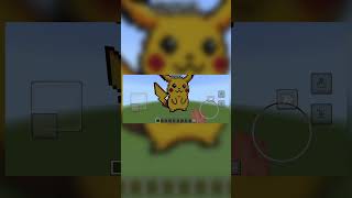 I am build pakachu in Minecraft