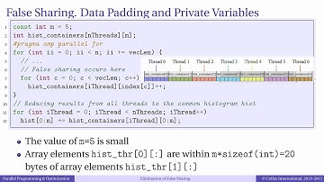 Episode 5.9 - Elimination of False Cache Line Sharing