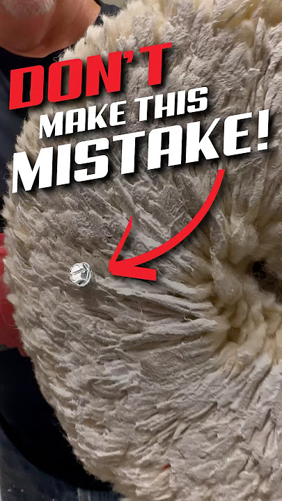 Always Check Your Buffing Wheel.
