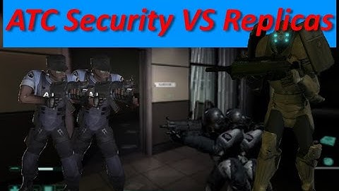 ATC Security Guards VS Replicas - F.E.A.R. NPC BATTLES #1