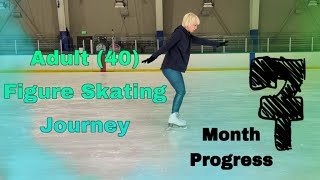 Adult (40) Figure Skating Journey - 7 Month Progress