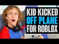 Karen has Kid THROWN OFF Plane for ROBLOX. Must See Ending.