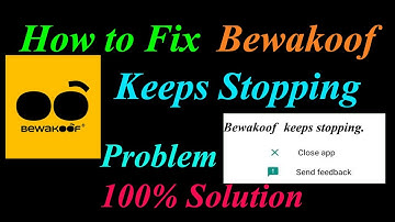 How to Fix Bewakoof App Keeps Stopping Error Android & Ios | Apps Keeps Stopping Problem