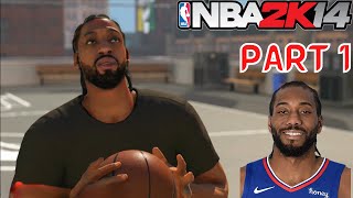 NBA 2K14 PS4 My Career - Kawhi Leonard | Rookie Showcase and NBA Draft - Part 1 | QnlyKing Gaming